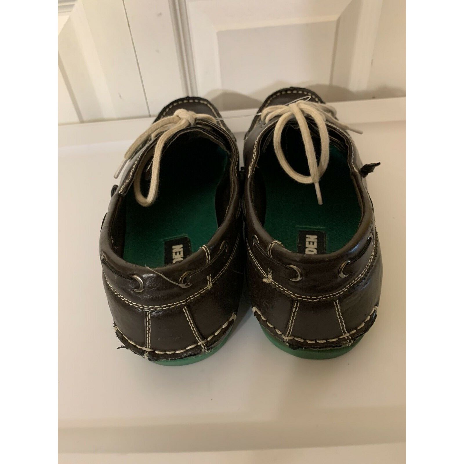 Madden NYC Madden "Gamer" Brown Leather Lined Boat Shoes Men’s Sz 10 Size US 10 / EU 43 - 10 Thumbnail