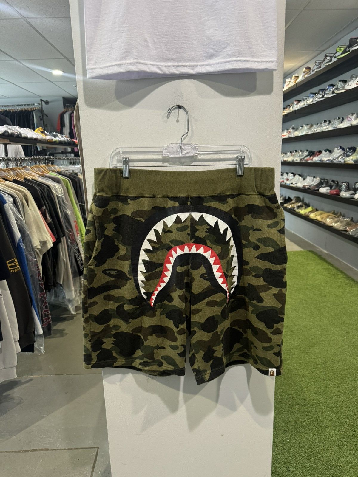 Bape Bape ABC Shark Camo Shorts Size US 36 / EU 52 - 1 Thumbnail