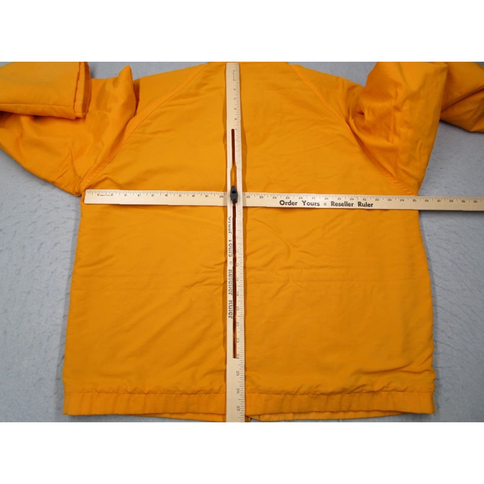 Vintage Cabela's Jacket Mens Medium Yellow Full Zip Fleece Lined Nylon Polyester Pockets Outdoor Hiking Travel Windbreaker All Seasons Size US M / EU 48-50 / 2 - 7 Thumbnail