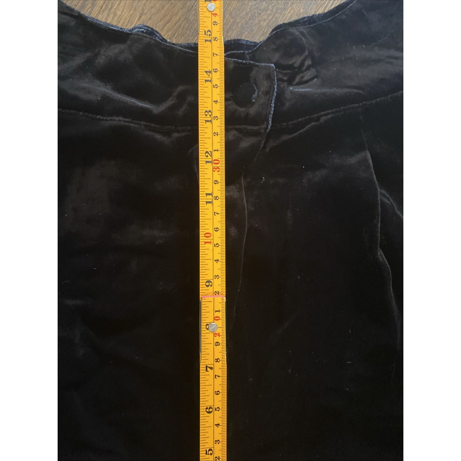 Joie Joie Farah High Waist Velvet Pants Women 4 Caviar Pockets Size 27" / US 4 / IT 40 - 9 Thumbnail