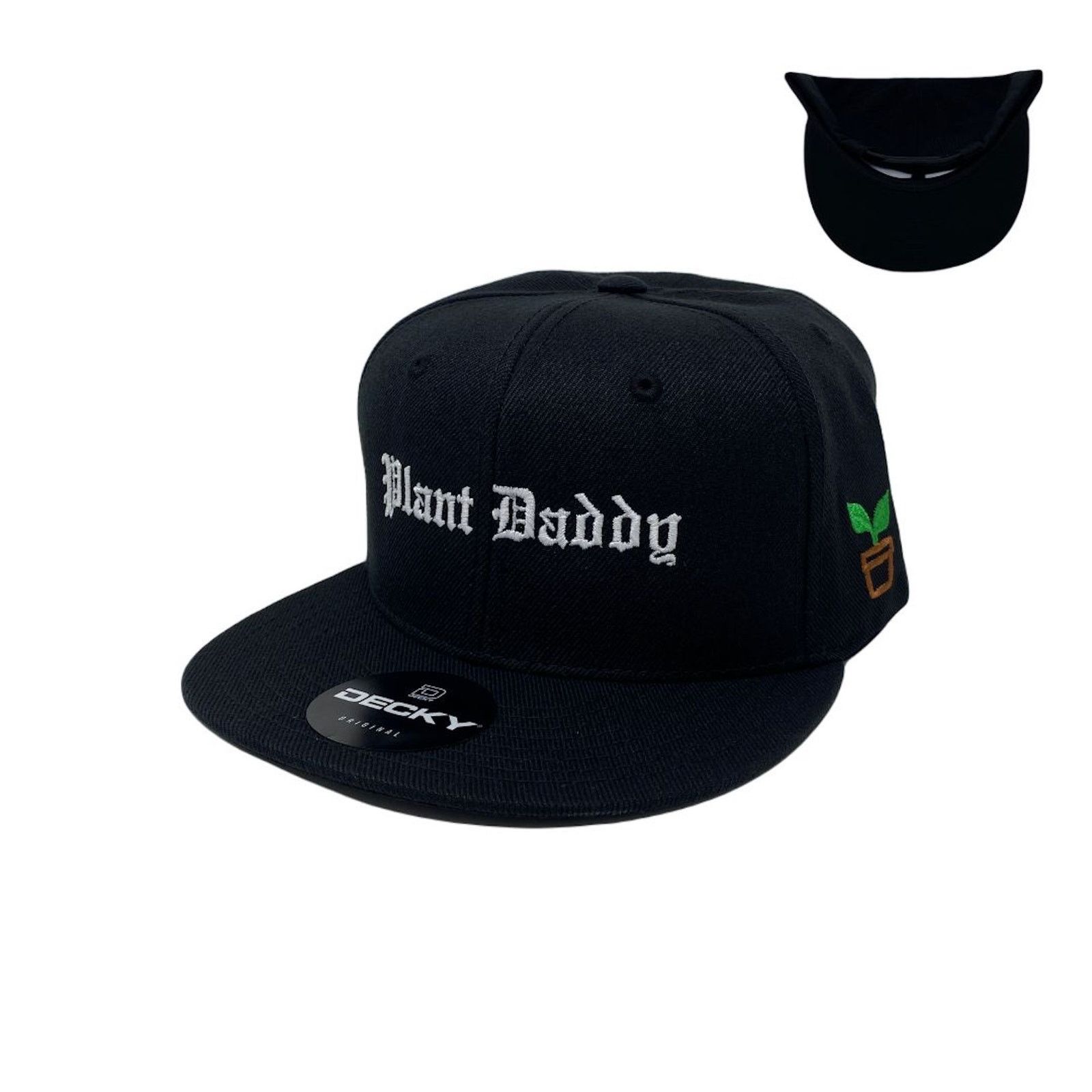 Other Plant Daddy Snapback Hat All Black Size ONE SIZE - 1 Thumbnail