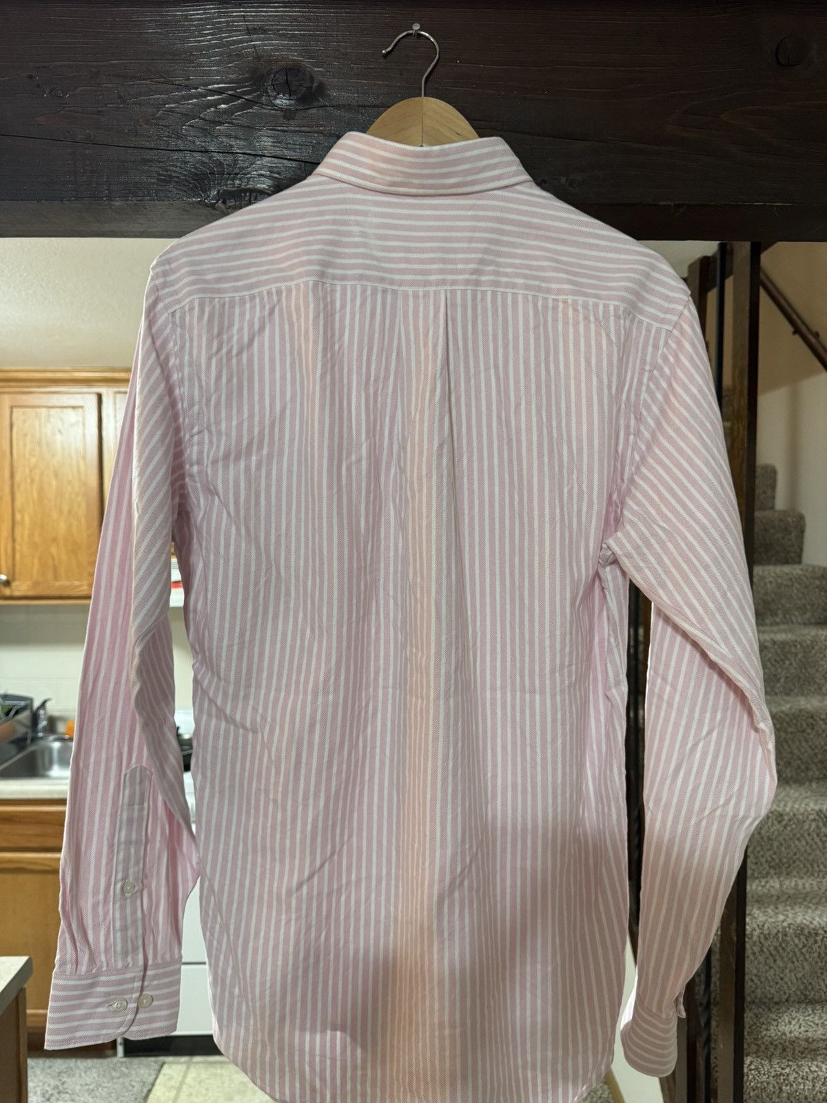Libero Libero pink candy stripe oxford cloth button down Size US L / EU 52-54 / 3 - 2 Thumbnail