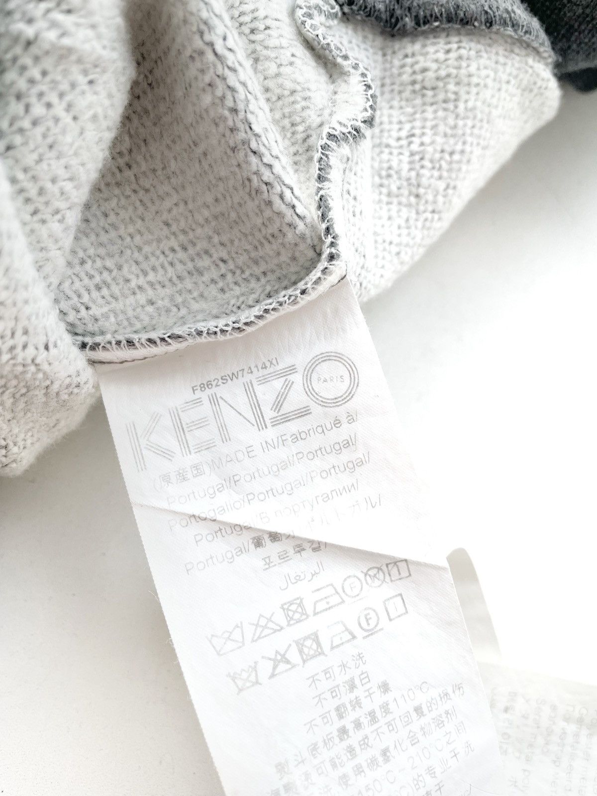 Kenzo Kenzo Women Gray Big Logo Sweatshirt Size S Breadstick Size S / US 4 / IT 40 - 8 Thumbnail