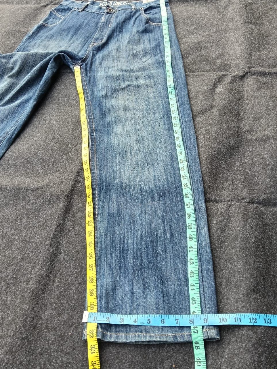 Ecko Unltd. 🔥 ECKO UNLTD Baggy Jeans Y2K Streetwear Vibes 🔥 Size US 35 - 6 Thumbnail