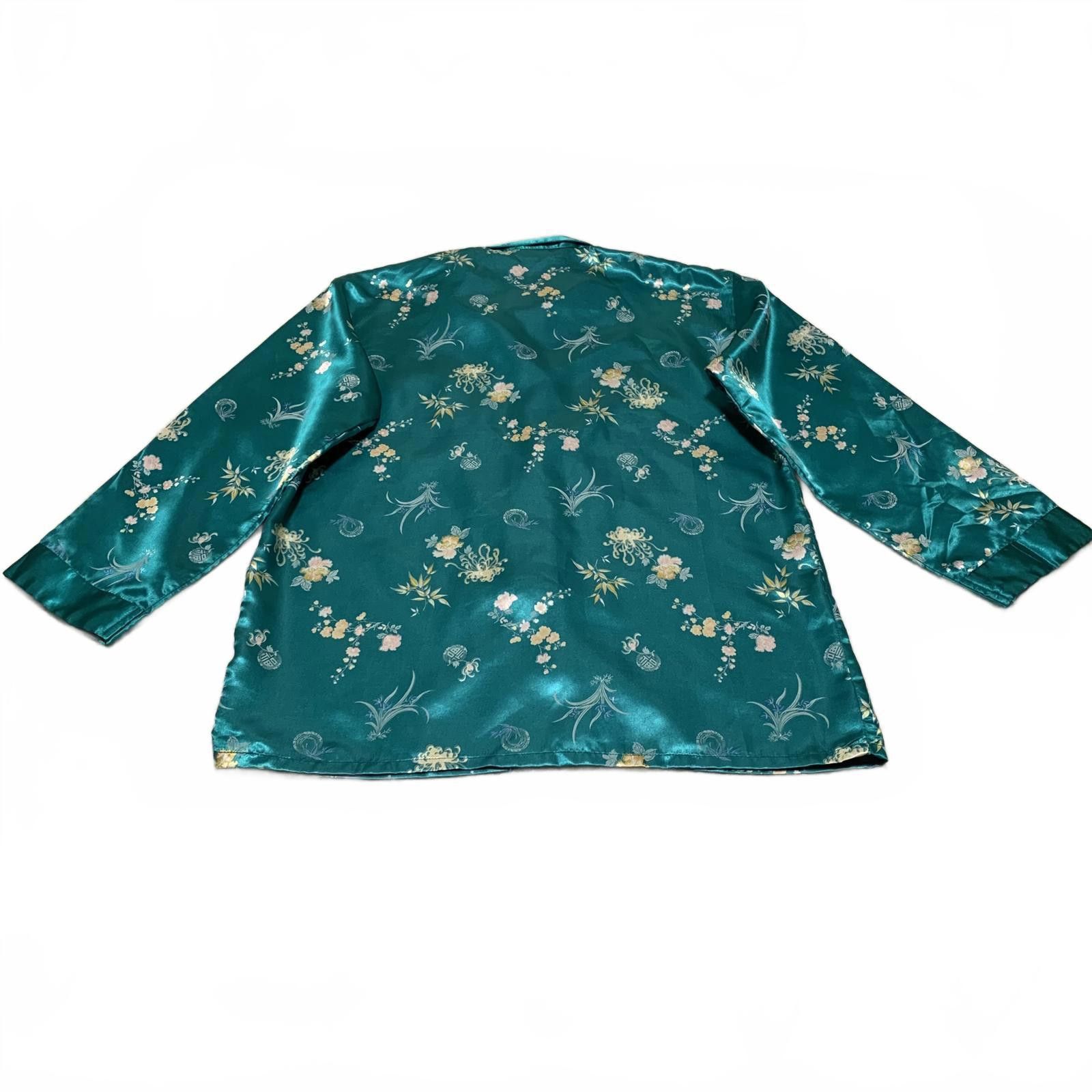 Isabel Marant Isabella Women's Satin Floral Pajama Top Size ONE SIZE - 2 Thumbnail
