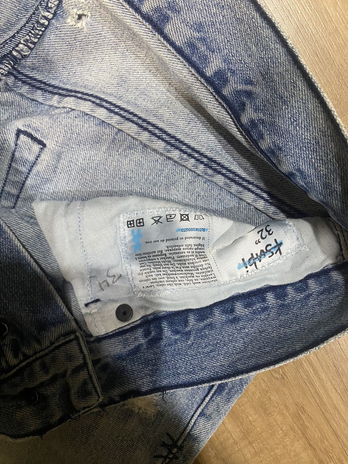Ksubi KSUBI Dee Dee Dusted Denim Jean Pant Size US 33 - 22 Thumbnail