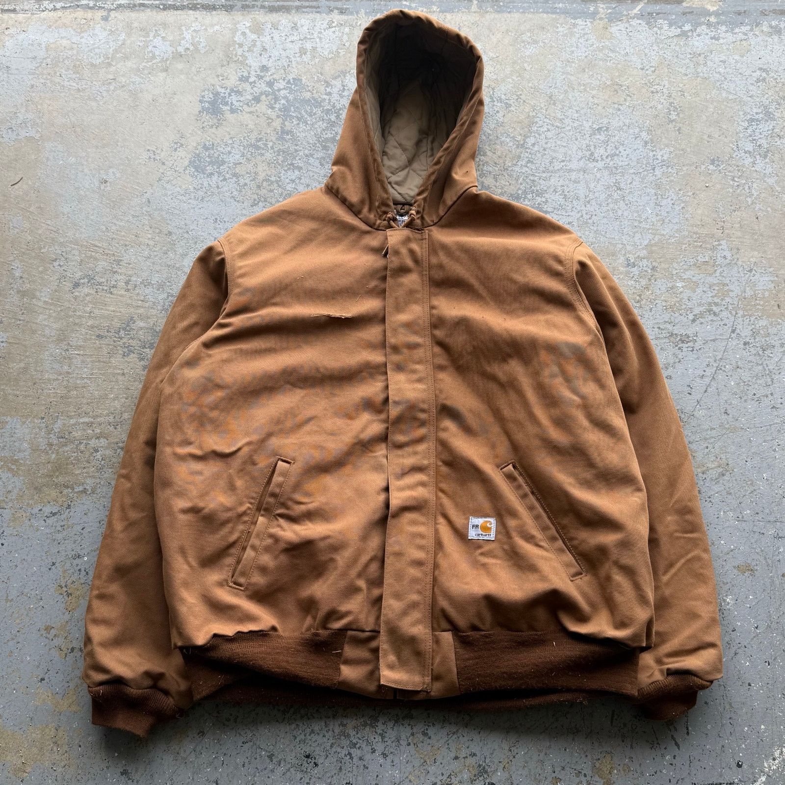 Carhartt Carhartt FRJ135 BRN Flame Resistant Workwear Jacket Sz 2XL Size US XXL / EU 58 / 5 - 1 Thumbnail