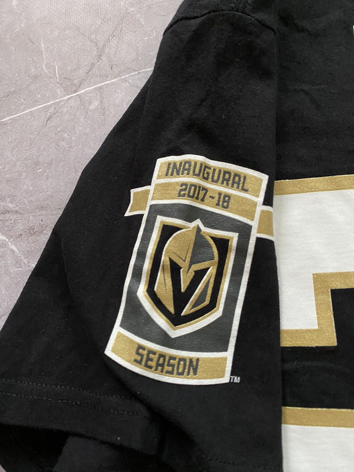 Adidas × Vintage Adidas NHL Las Vegas Golden Knights Fluery #29 T- Shirt Size US M / EU 48-50 / 2 - 13 Thumbnail