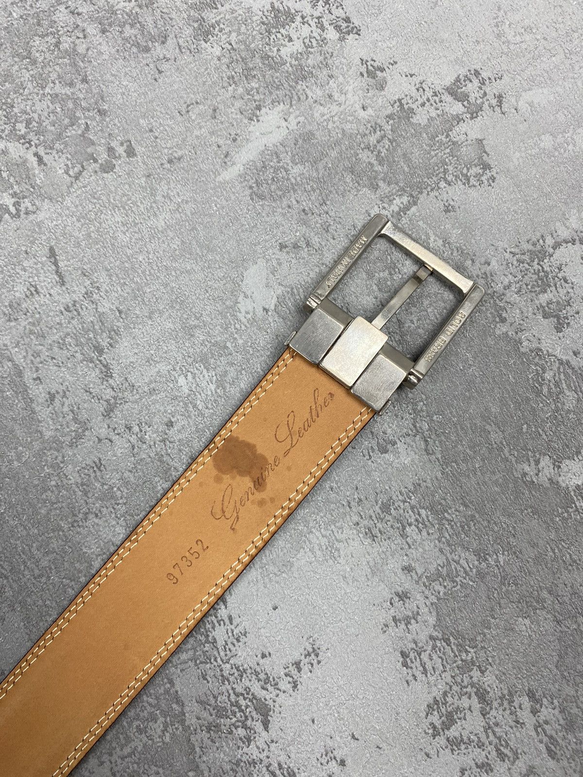 Fratelli Rossetti Brown leather belt made in Italy Size ONE SIZE - 2 Thumbnail