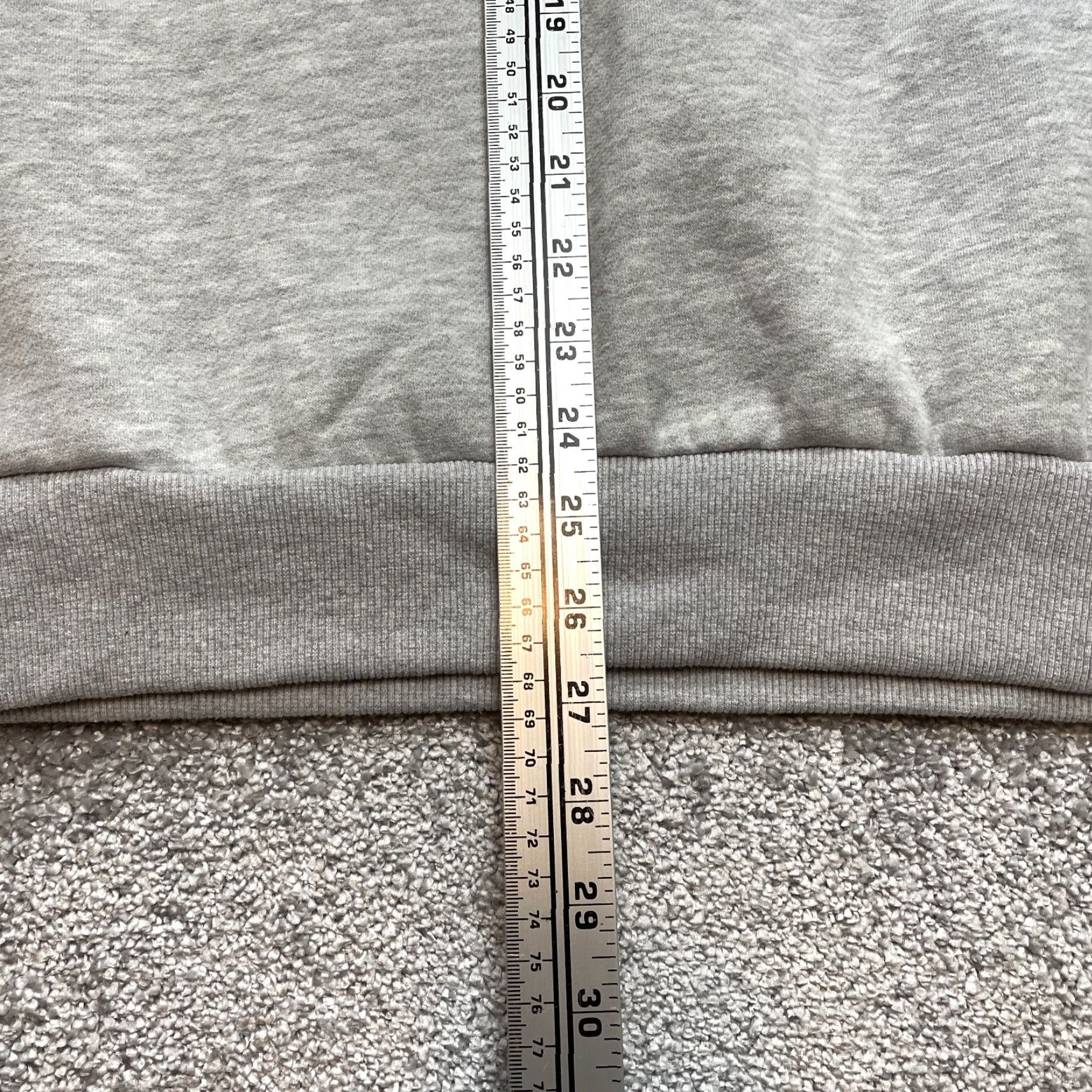 Vintage Trendy Queen Jacket Sweatshirt 1/4 Zip Womens L Light Gray Pullover Size L / US 10 / IT 46 - 5 Thumbnail