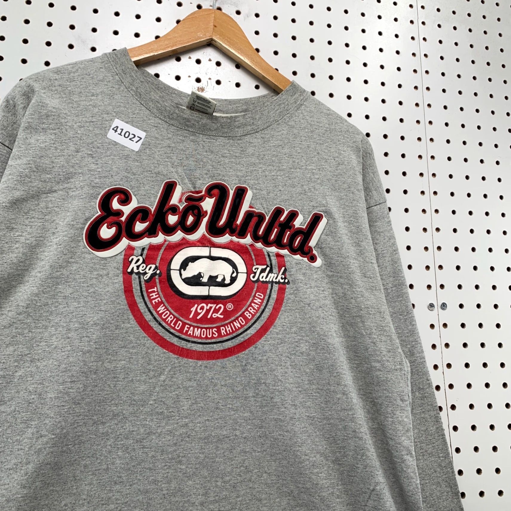 Ecko Unltd. VINTAGE Ecko Rhino Shirt Mens XL Gray Long Sleeve Hip Hop 2000s Vintage Y2K Shirt Mens XL Gray Long Sleeve Hip Hop Ecko Rhino Size US XL / EU 56 / 4 - 6 Thumbnail