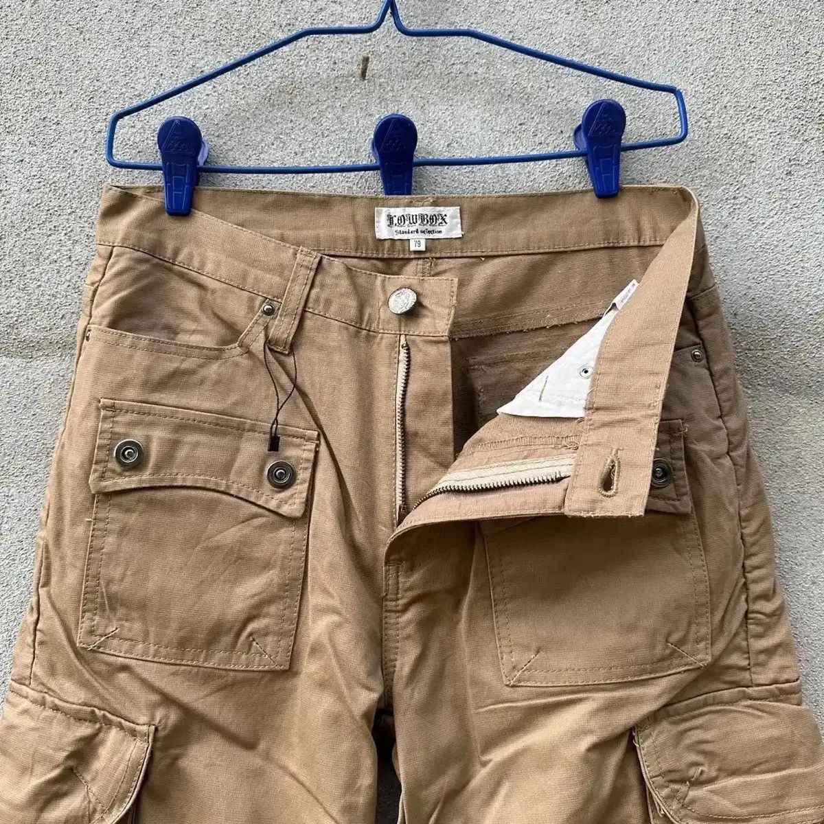 LOWBOX RARE‼️LOWBOX JAPAN💥BONDAGE PUNK FLARE PARACHUTE MULTI CARGO Size US 30 / EU 46 - 7 Thumbnail