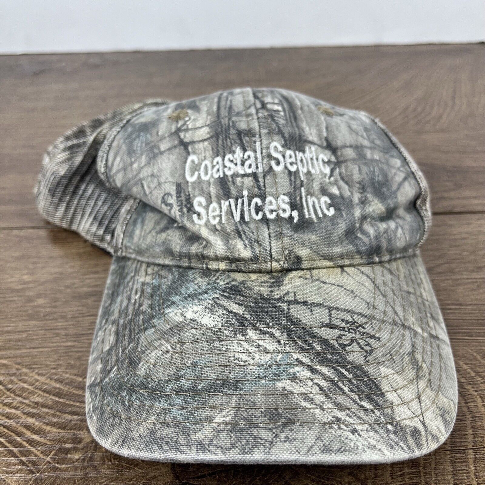Other Costal Septic Services Hat Green Camo Adjustable Hat Green A Size ONE SIZE - 3 Thumbnail
