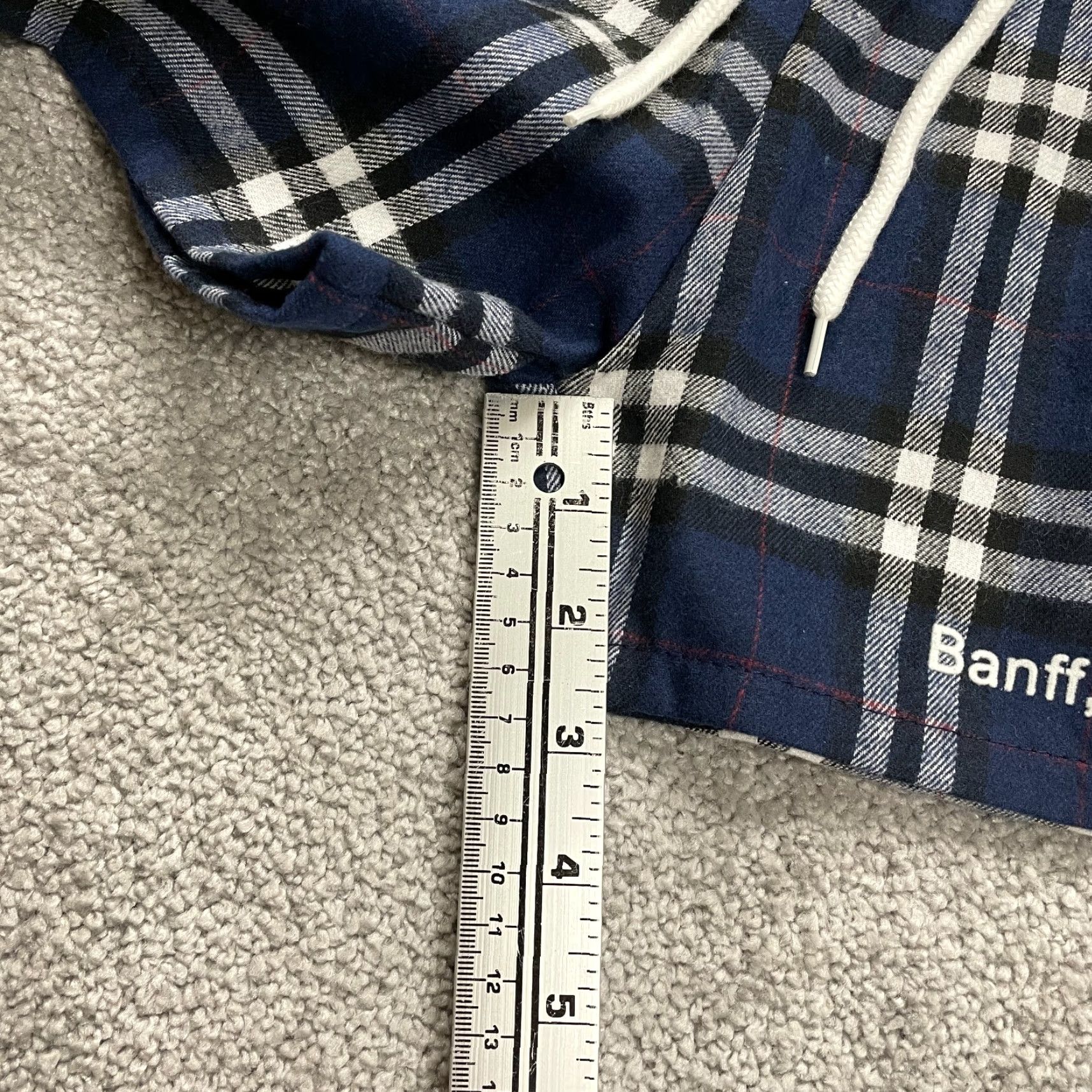 Vintage VINTAGE Eagle Ridge Cana Collection Sweat Shorts Womens S Blue Plaid NWT New Size 28" / US 6 / IT 42 - 7 Thumbnail