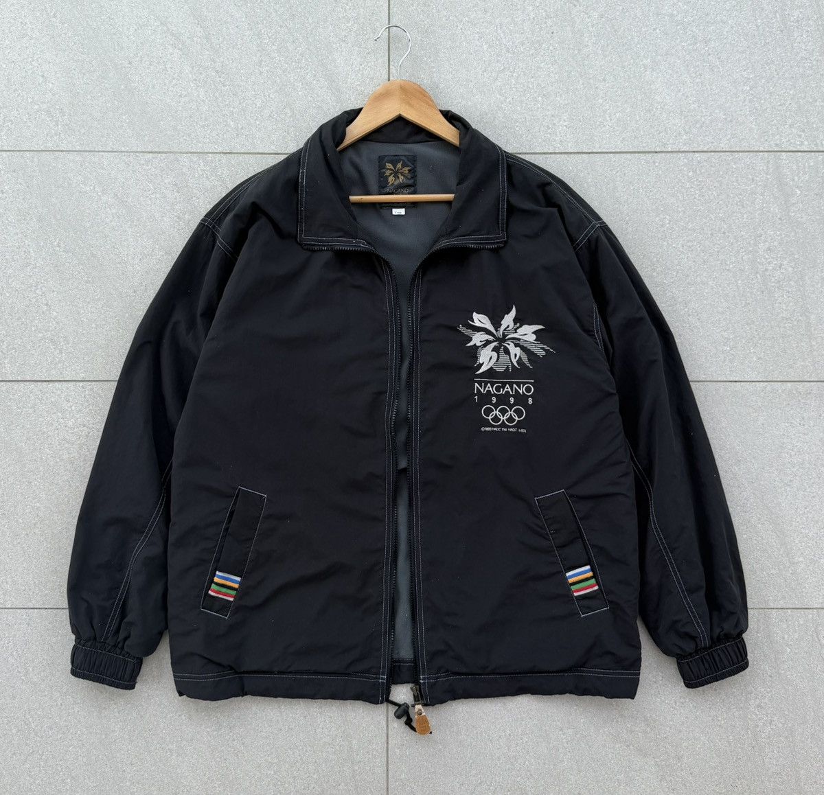 Vintage Vintage Nagano 1998 Olympic Team Jacket Mizuno Made In Japan Size US L / EU 52-54 / 3 - 2 Thumbnail