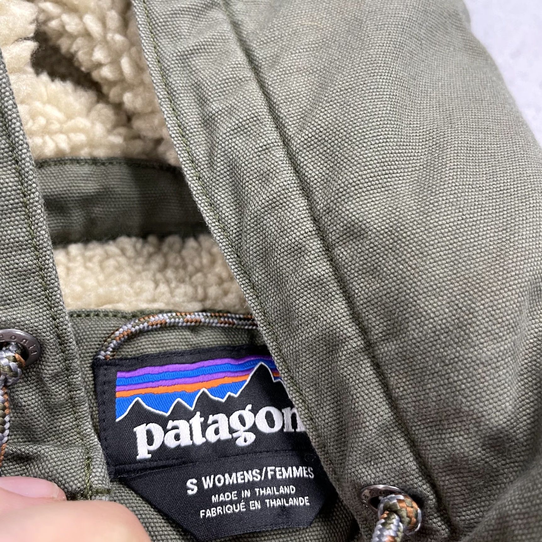 Patagonia Patagonia Jacket Womens Small Green Prairie Dawn Hooded Zip Fleece Line Size S / US 4 / IT 40 - 4 Thumbnail