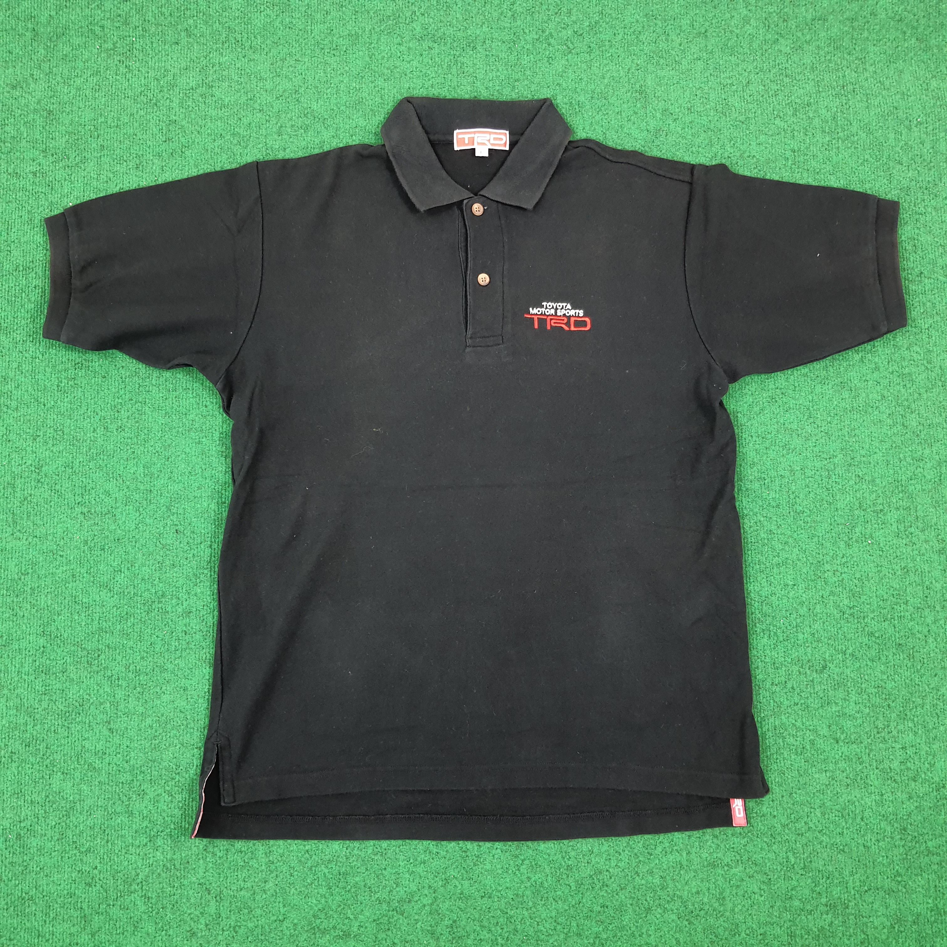 Japanese Brand × Vintage Vintage TRD Toyota Motor Sports Racing Polo Shirt Size US L / EU 52-54 / 3 - 3 Thumbnail