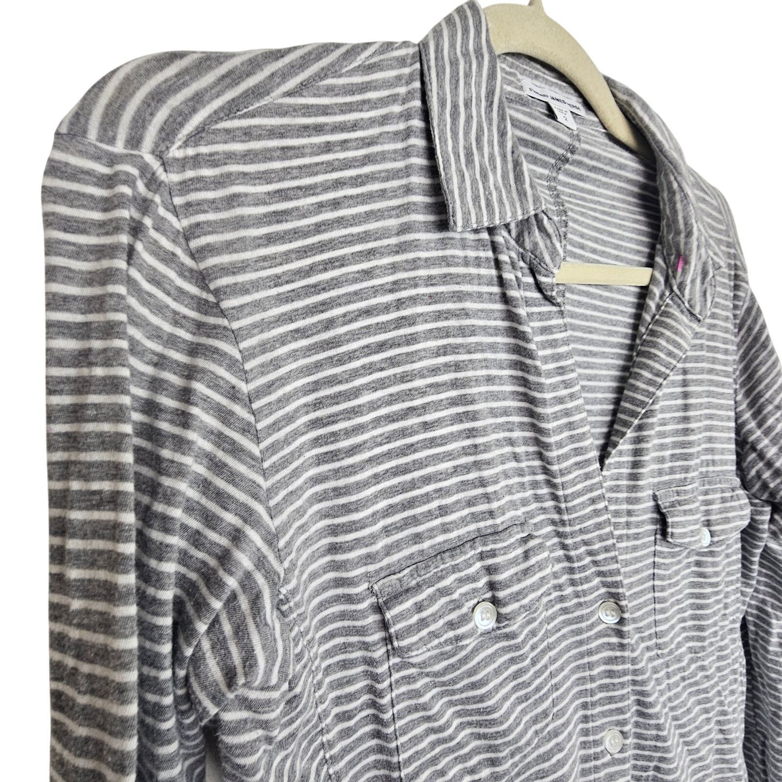 James Perse James Perse Womens Striped Career Corp Classic Top Size 2 Size S / US 4 / IT 40 - 5 Thumbnail