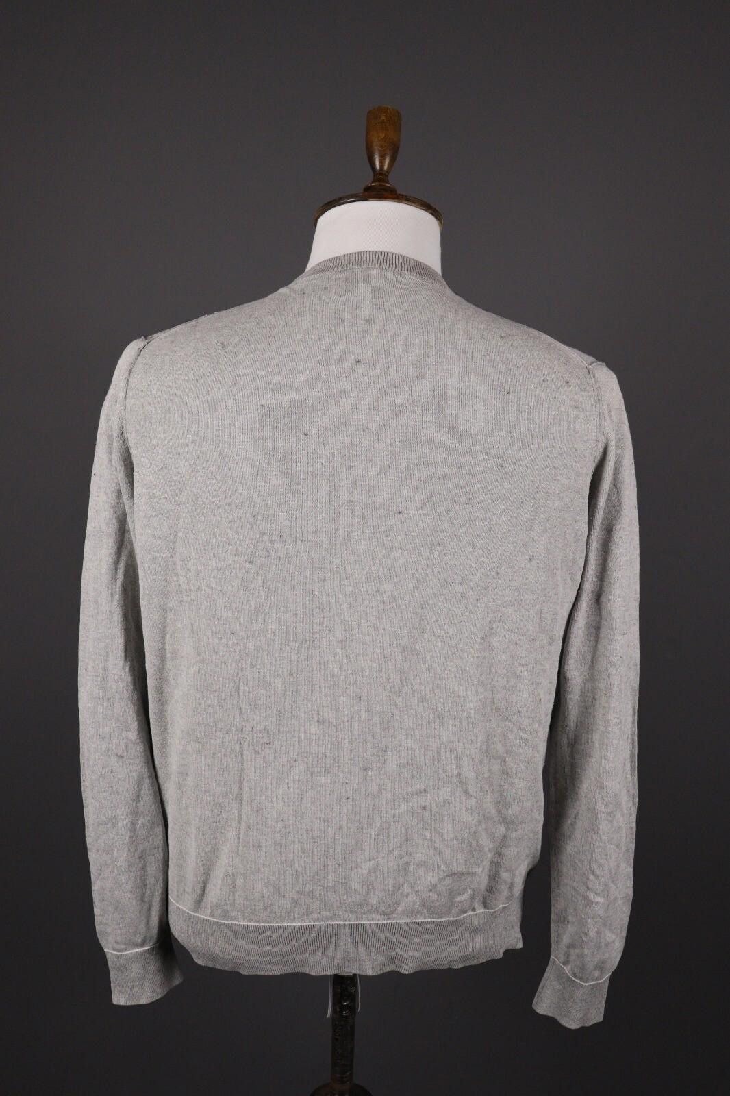 Lacoste Lacoste Live Gray Cotton Knit Sweater Size XL Size US XL / EU 56 / 4 - 6 Thumbnail