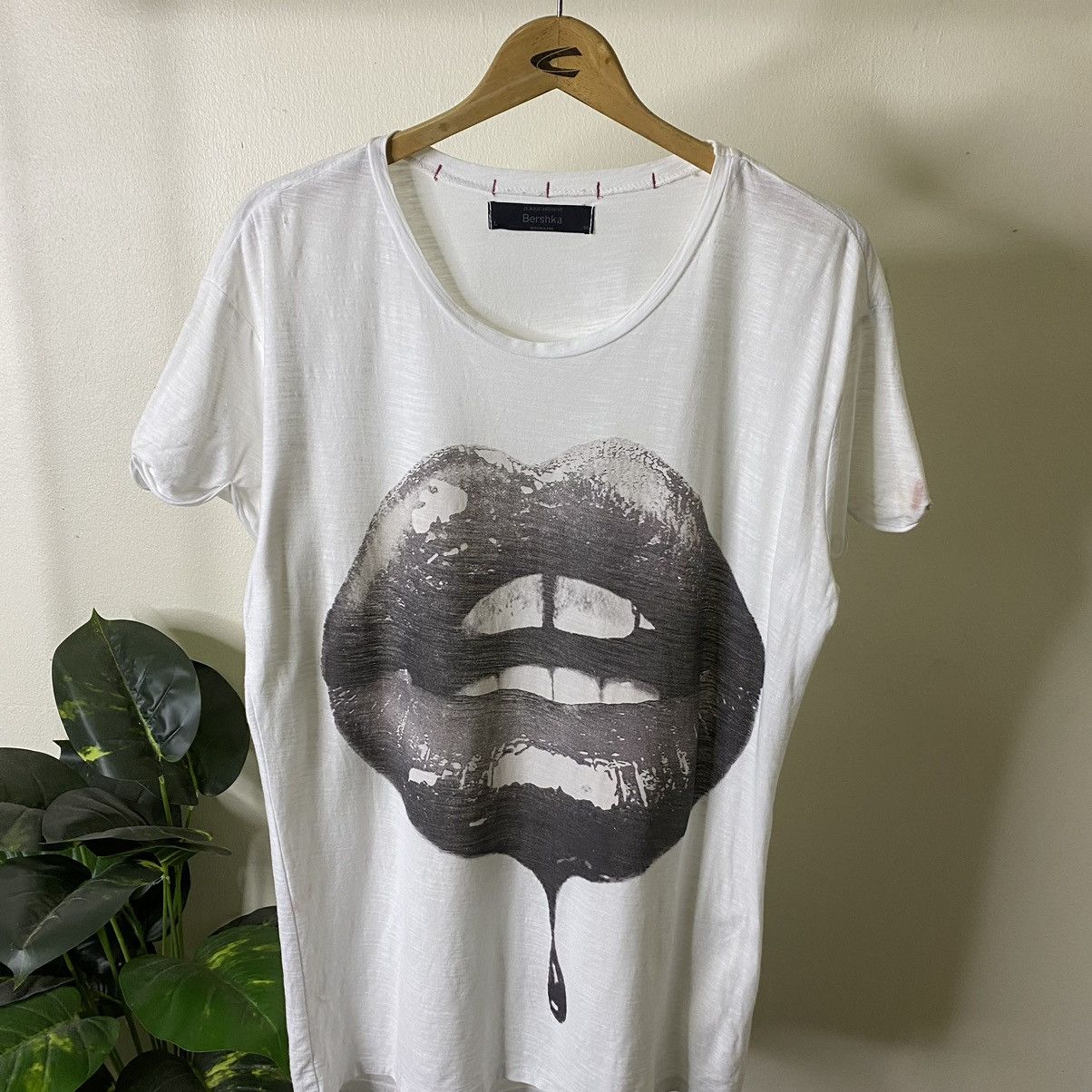 Hysteric Glamour Bershka Dark Mirror Sexy Lips Hysterics Ifsixwasnine Tee Size US M / EU 48-50 / 2 - 2 Thumbnail
