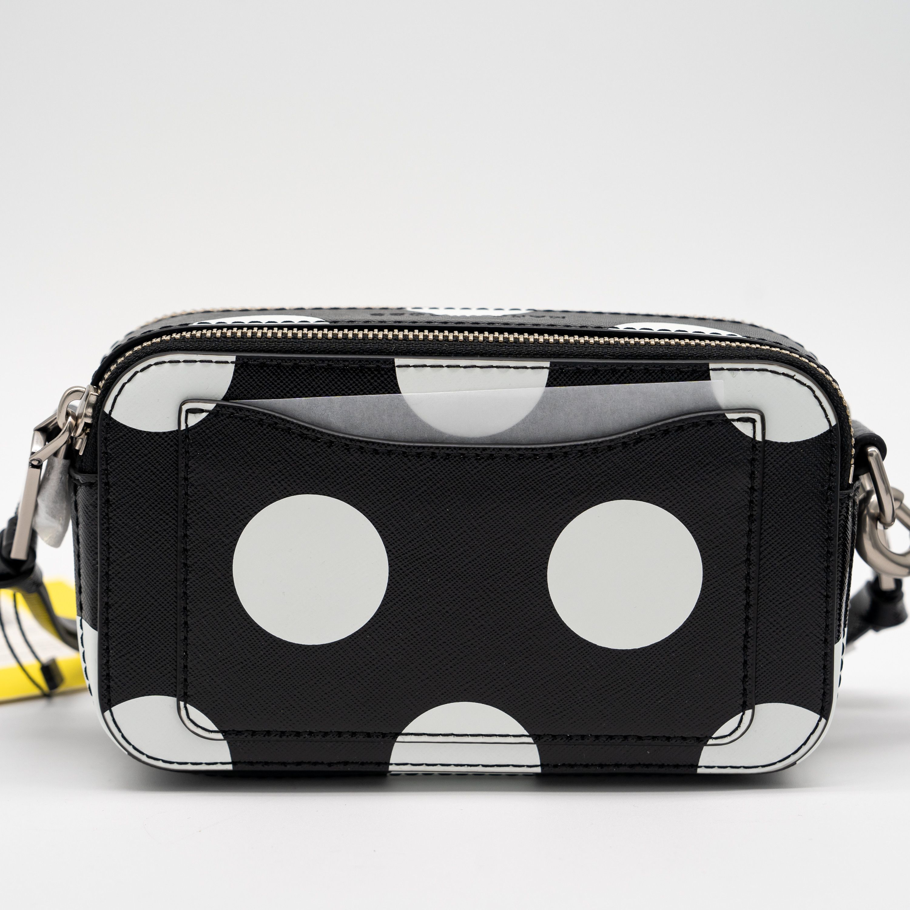 Marc Jacobs Marc Jacobs Black White Polka Dot Snapshot Camera Bag Size ONE SIZE - 2 Thumbnail