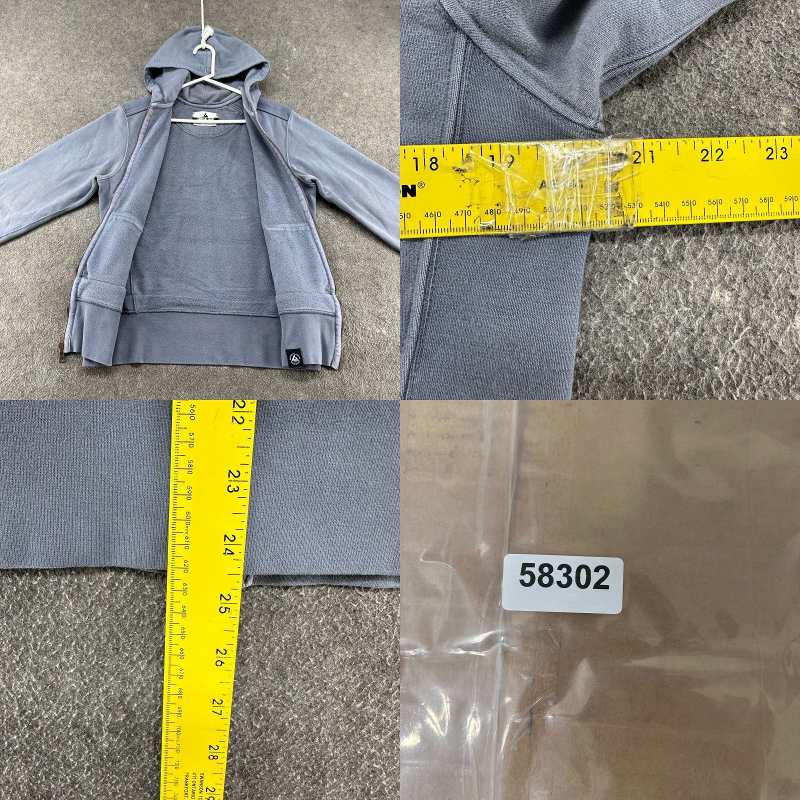 Vintage VINTAGE American Giant Jacket Mens Small Blue Full Zip Hoodie Cotton Heavyweight Bomber Hooded 90s Grunge USA Logo Size US S / EU 44-46 / 1 - 8 Thumbnail