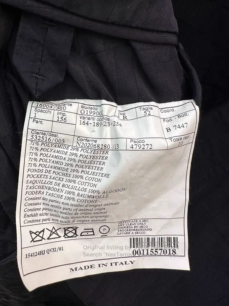Hermes Hermes Black pleated blazer Size 52R - 5 Thumbnail