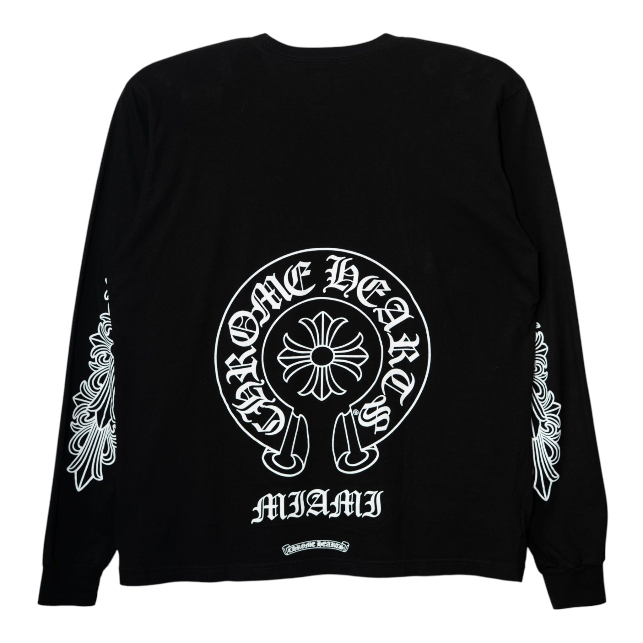 Chrome Hearts Taipei Exclusive Floral Long Sleeve Tee Shirt
