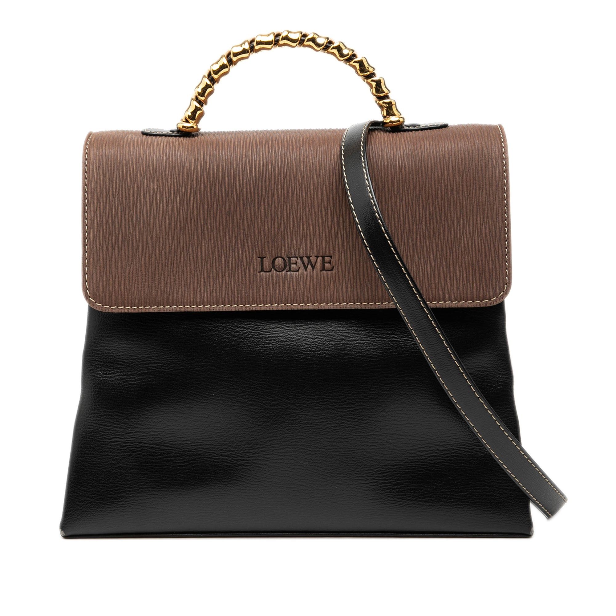 Loewe Leather Velazquez Twist Satchel Size ONE SIZE - 1 Thumbnail