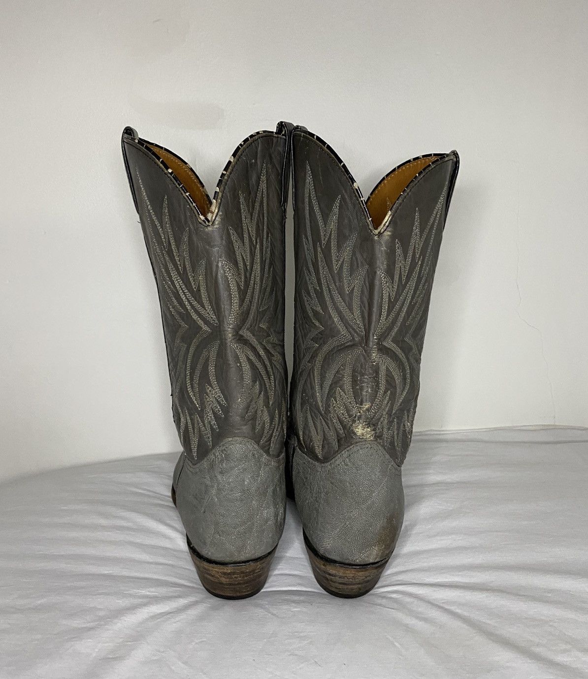 Other Double H Vintage Cowboy Boots Gray Size 12 Mens Size US 12 / EU 45 - 6 Thumbnail