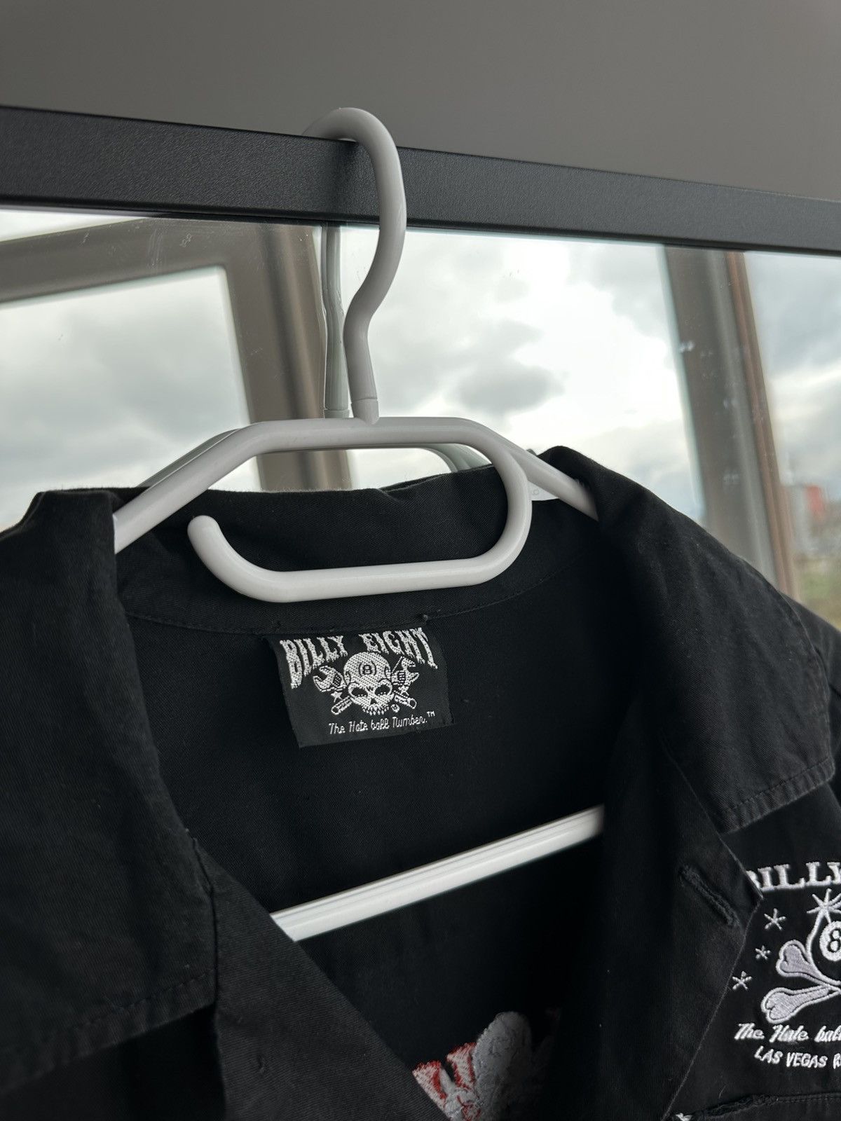 Vintage Vintage Billy Eight Moto 90s Short Sleeve Embroidered Shirt Size US XL / EU 56 / 4 - 8 Thumbnail