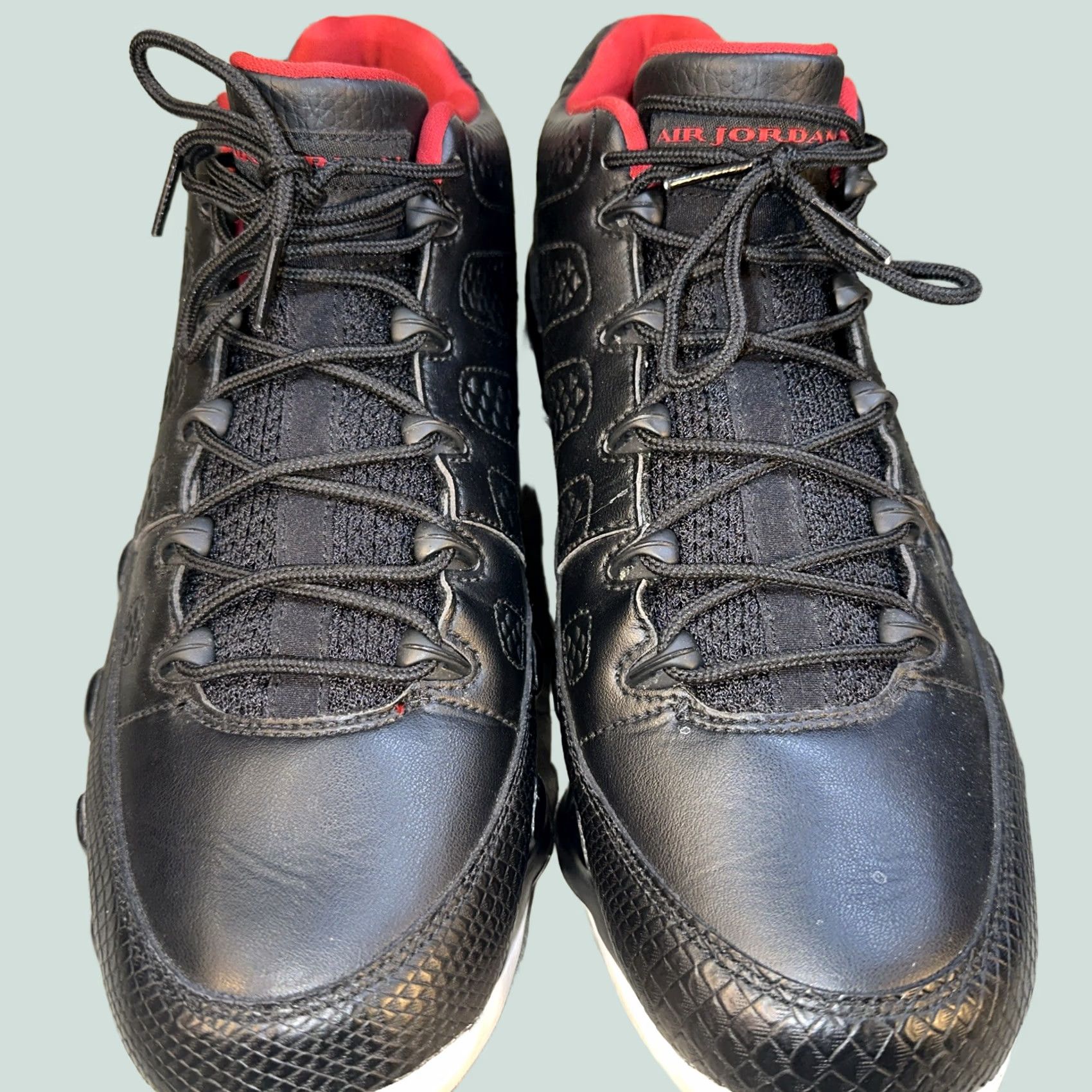 Jordan Brand Air Jordan 9 Retro Low Snakeskin - 11.5 Men's Sneaker, Black, Snakeskin Upper, 2016, 832822-001 Size US 12 / EU 45 - 1 Thumbnail