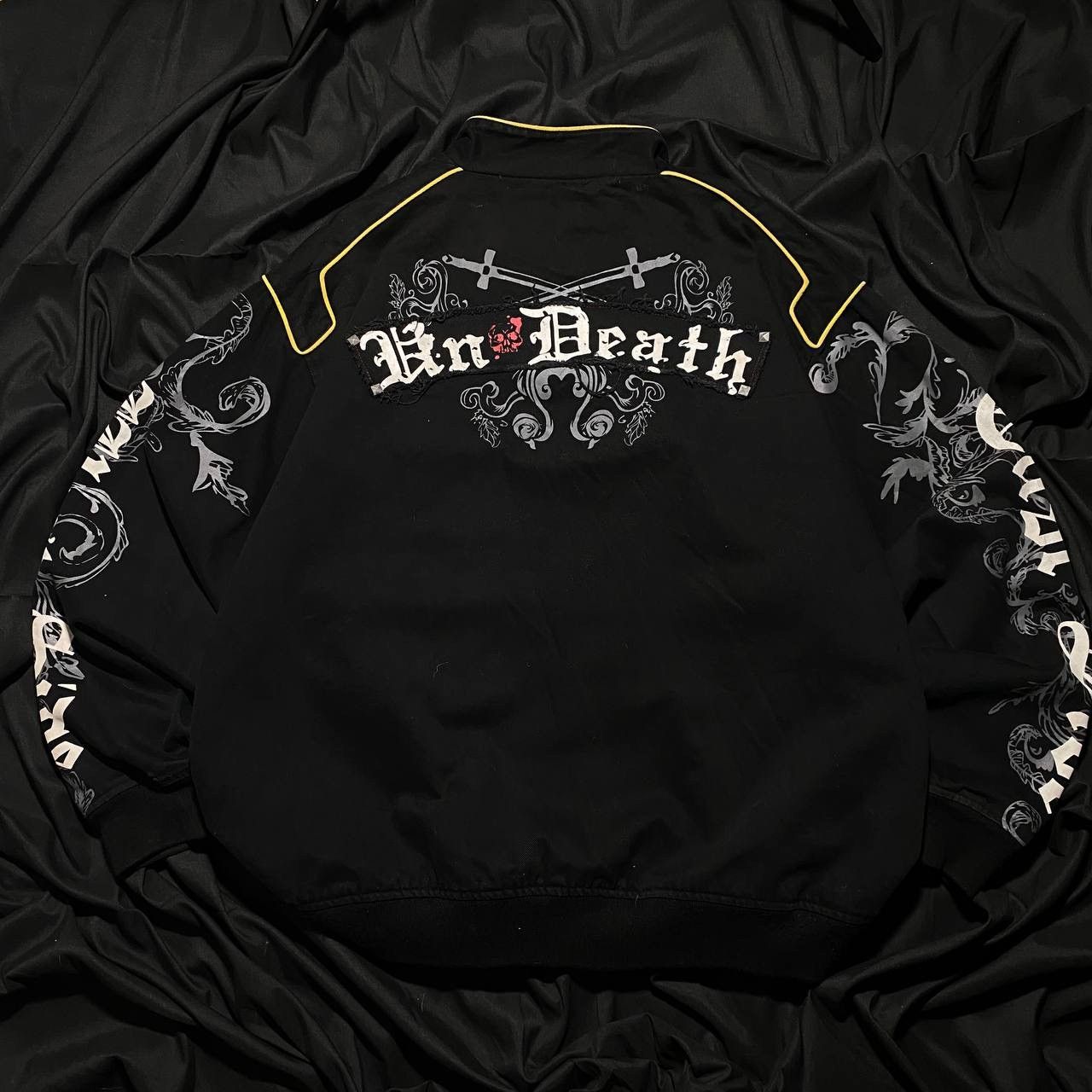 Other Vintage Raw Blue Hip Hop Varsity Bomber Jacket XXXL Size US XXL / EU 58 / 5 - 2 Thumbnail