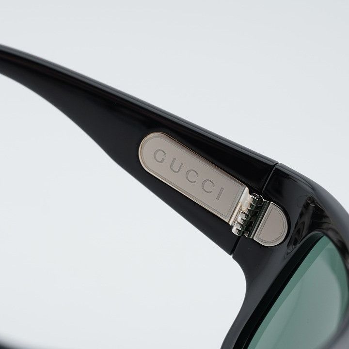 Gucci Gucci GG2168S 007 Sunglasses Shiny Black Shield Frame Size ONE SIZE - 6 Thumbnail