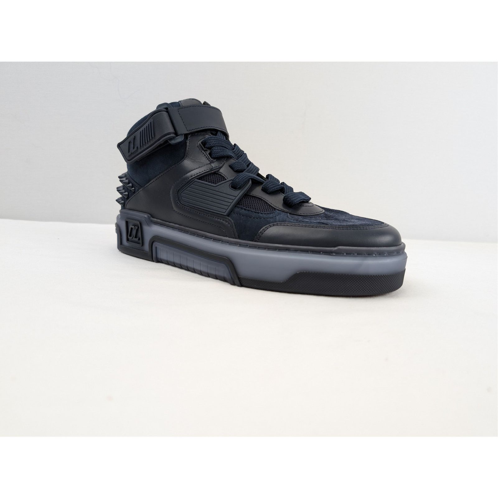 Christian Louboutin o1rshd1 Astroloubi Mid Flat Sneakers in Marine Blue Size US 9.5 / EU 42-43 - 2 Thumbnail