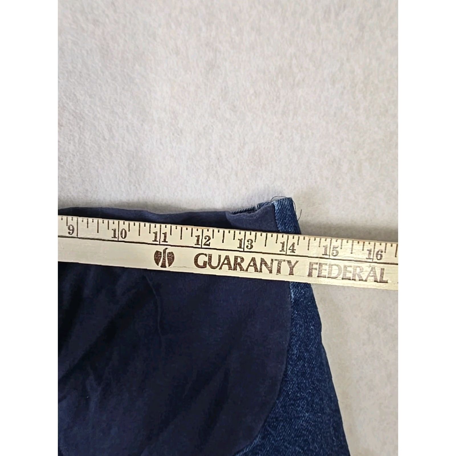 Denime Duo Maternity Jeans Blue Denim Women Size 6 Distressed Straight Denim Jeans Womens Size 28" / US 6 / IT 42 - 4 Thumbnail