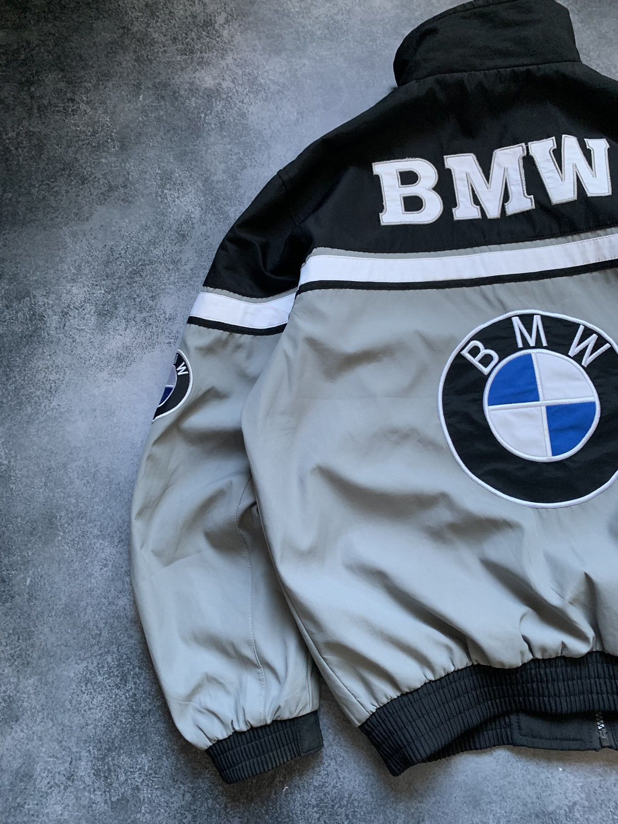 BMW × Vintage BMW RACING Bomber Jacket Michelin 2-Sided Size US M / EU 48-50 / 2 - 9 Thumbnail