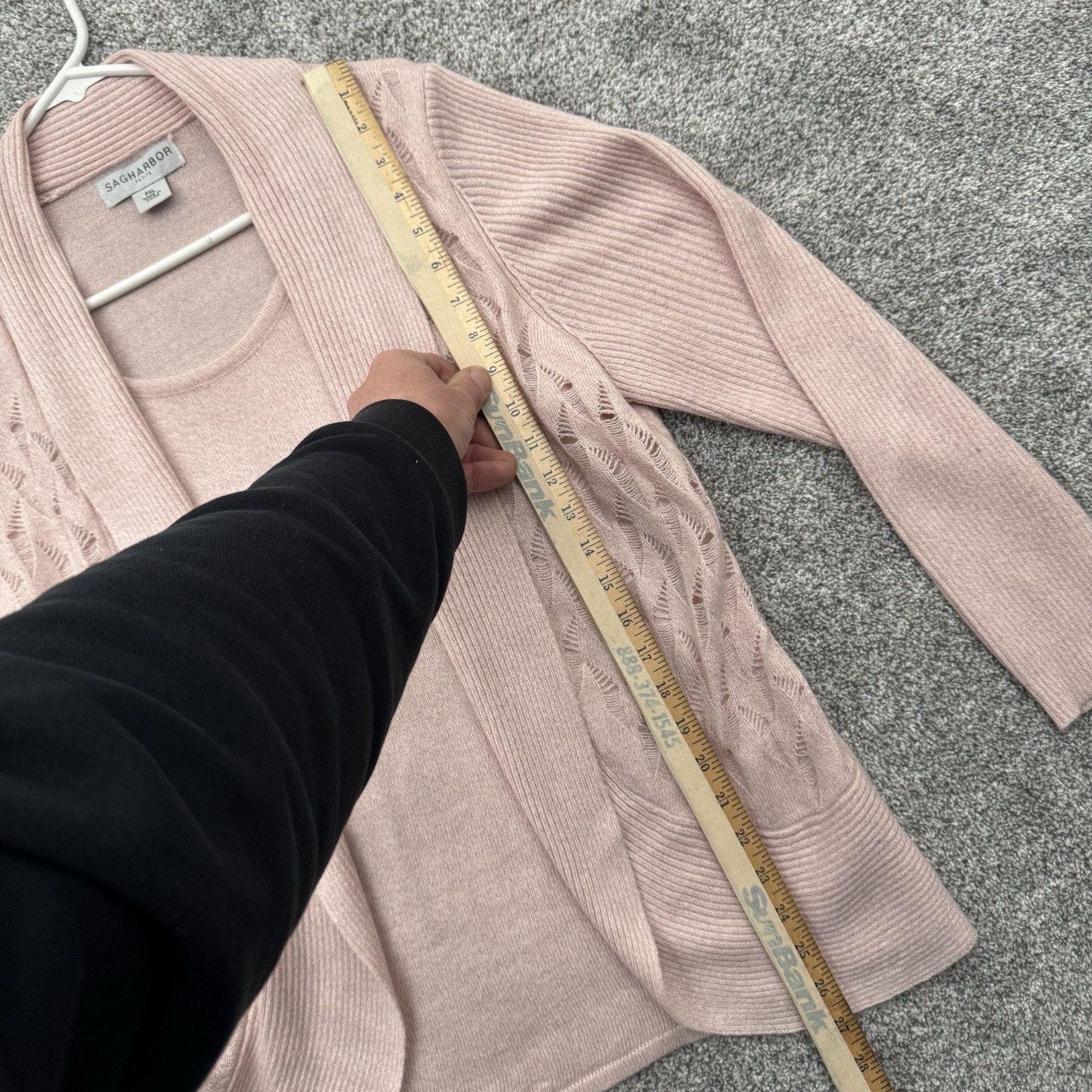 Other Sag Harbor Cardigan Womens PXL Petite Open Front Grandmacore Size XL / US 12-14 / IT 48-50 - 2 Thumbnail