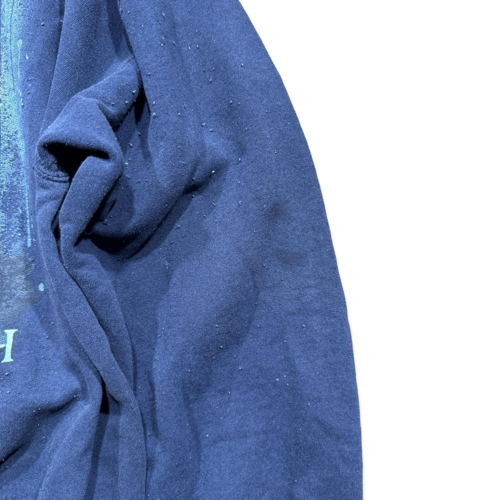 Jerzees Vintage Midnight Watch Wolf Y2K Navy Graphic Crewneck Size US L / EU 52-54 / 3 - 4 Thumbnail