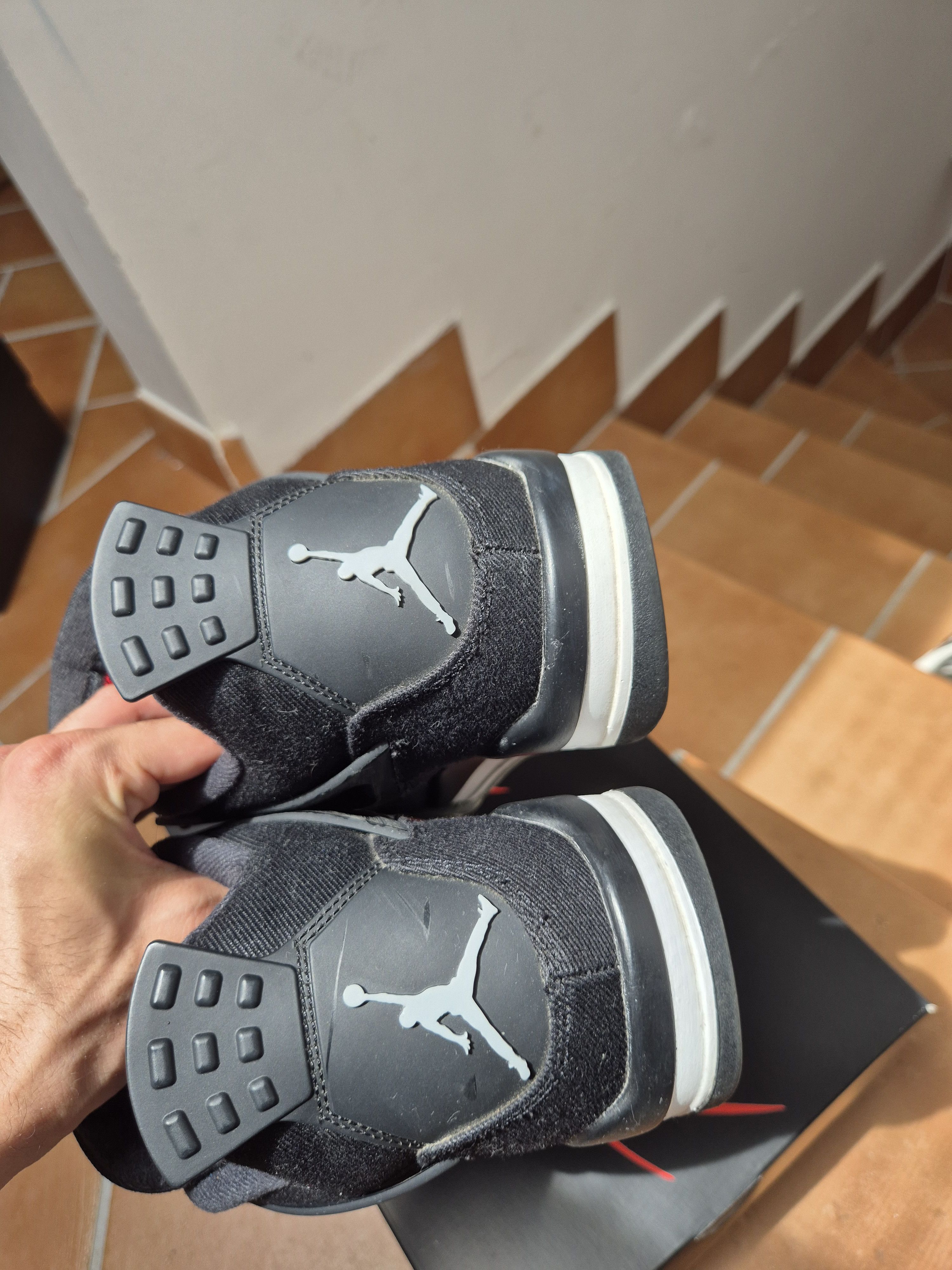 Jordan Brand Jordan 4 black canvas Size US 10 / EU 43 - 5 Thumbnail