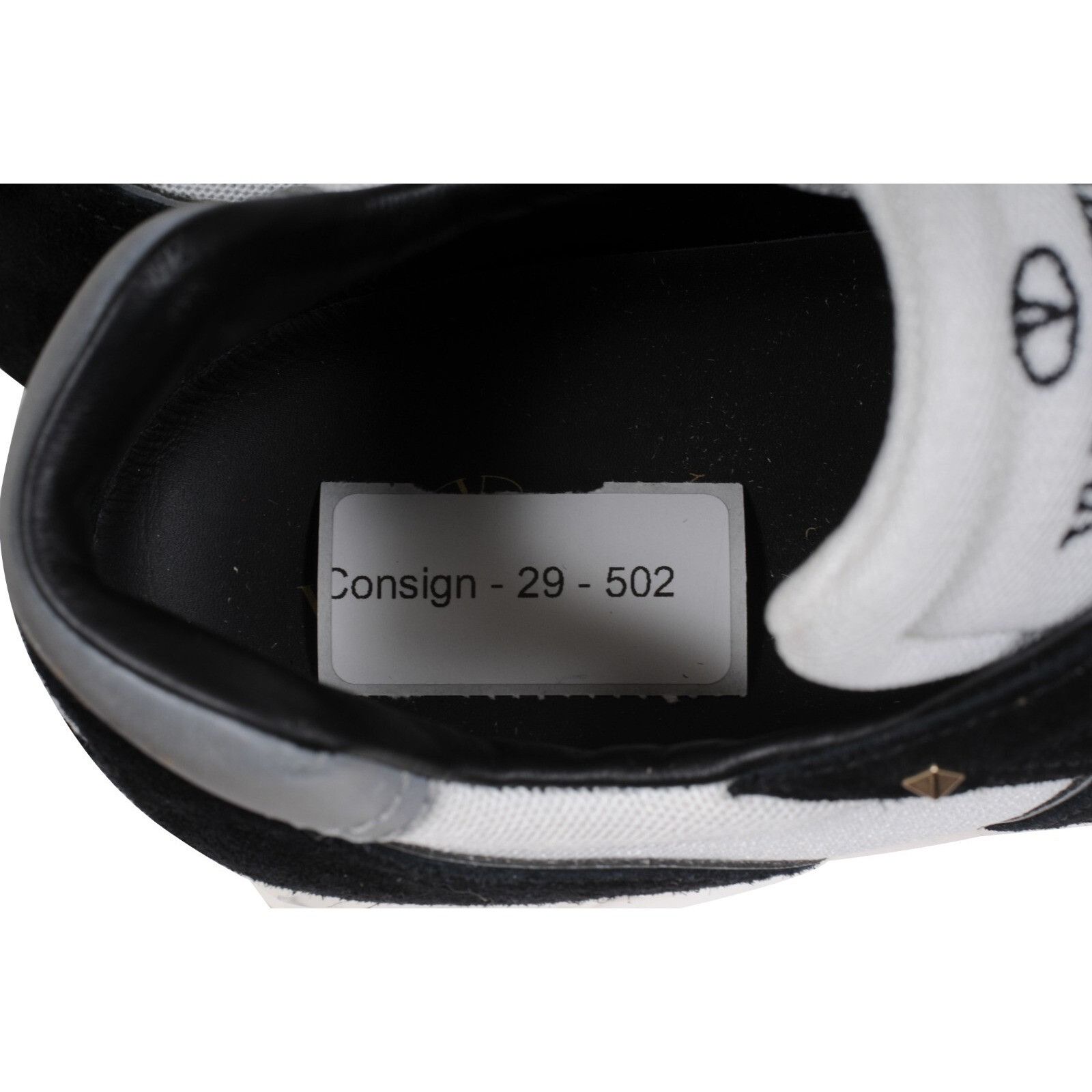 Valentino Soul Am Sneakers White Black Trainer Size US 12 / EU 45 - 10 Thumbnail