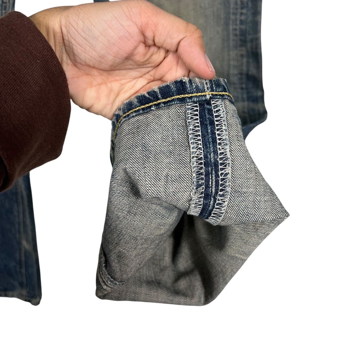Edwin Vintage Edwin Distressed Denim Jeans Size US 34 / EU 50 - 12 Thumbnail