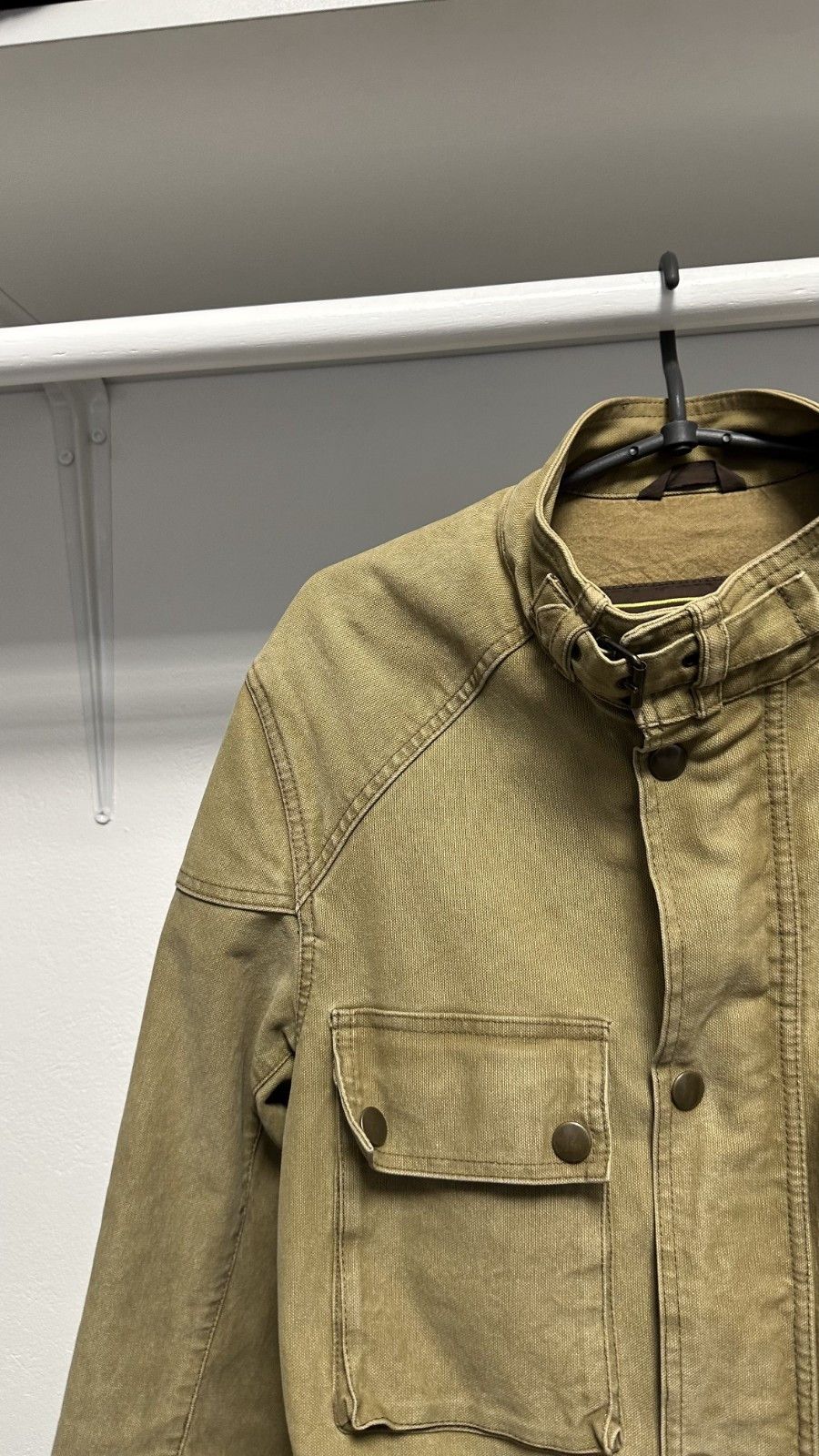 Belstaff Belstaff Men’s Roadmaster Beige Cotton Belted Jacket 1943 Size US L / EU 52-54 / 3 - 5 Thumbnail