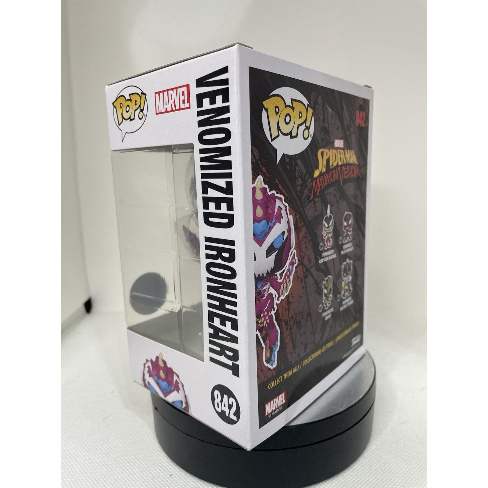 Marvel Comics Funko Pop Venomized Ironheart #842 - With Pop Protector Size ONE SIZE - 4 Thumbnail