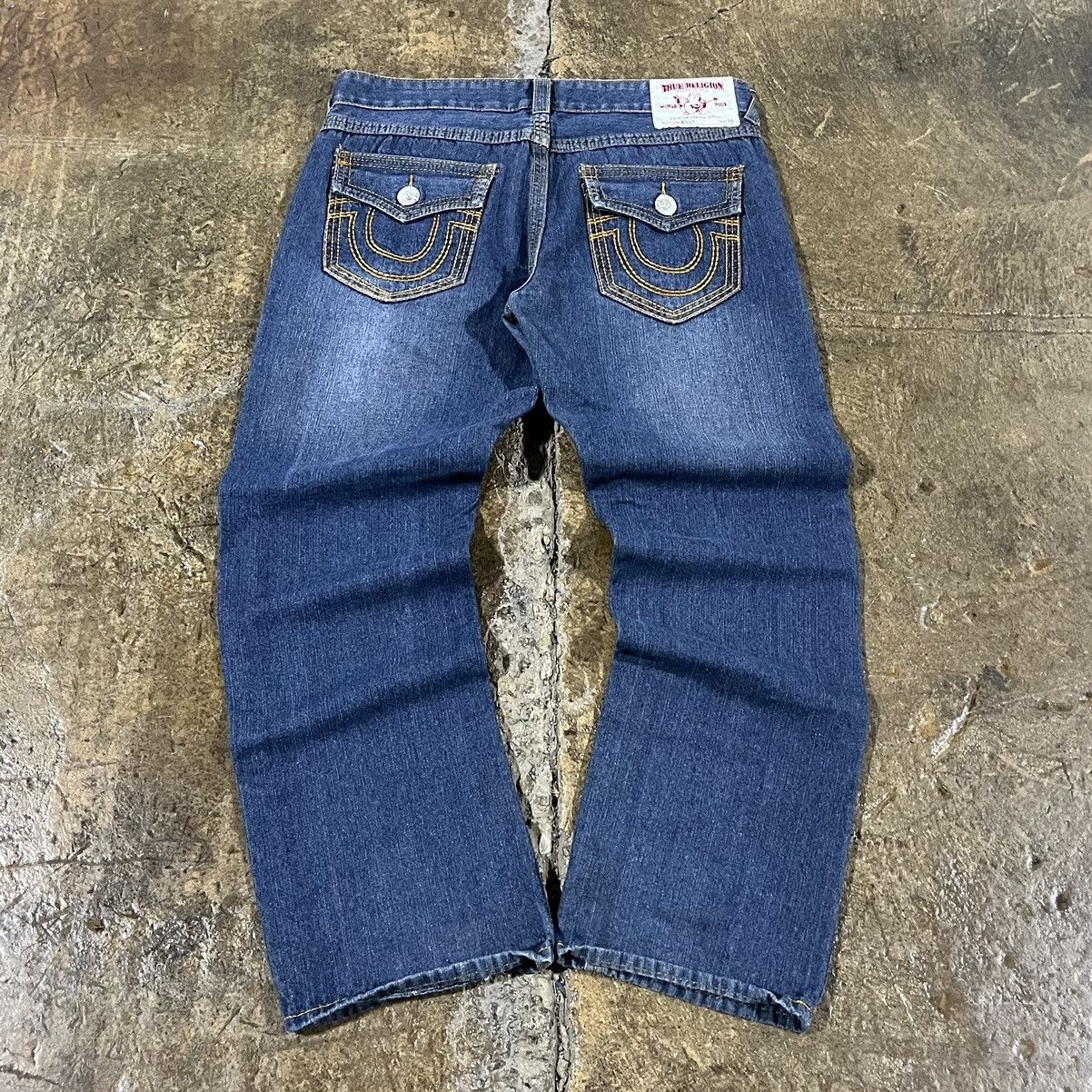 Glo Gang × True Religion × Vintage Crazy Y2K True Religion Jeans 