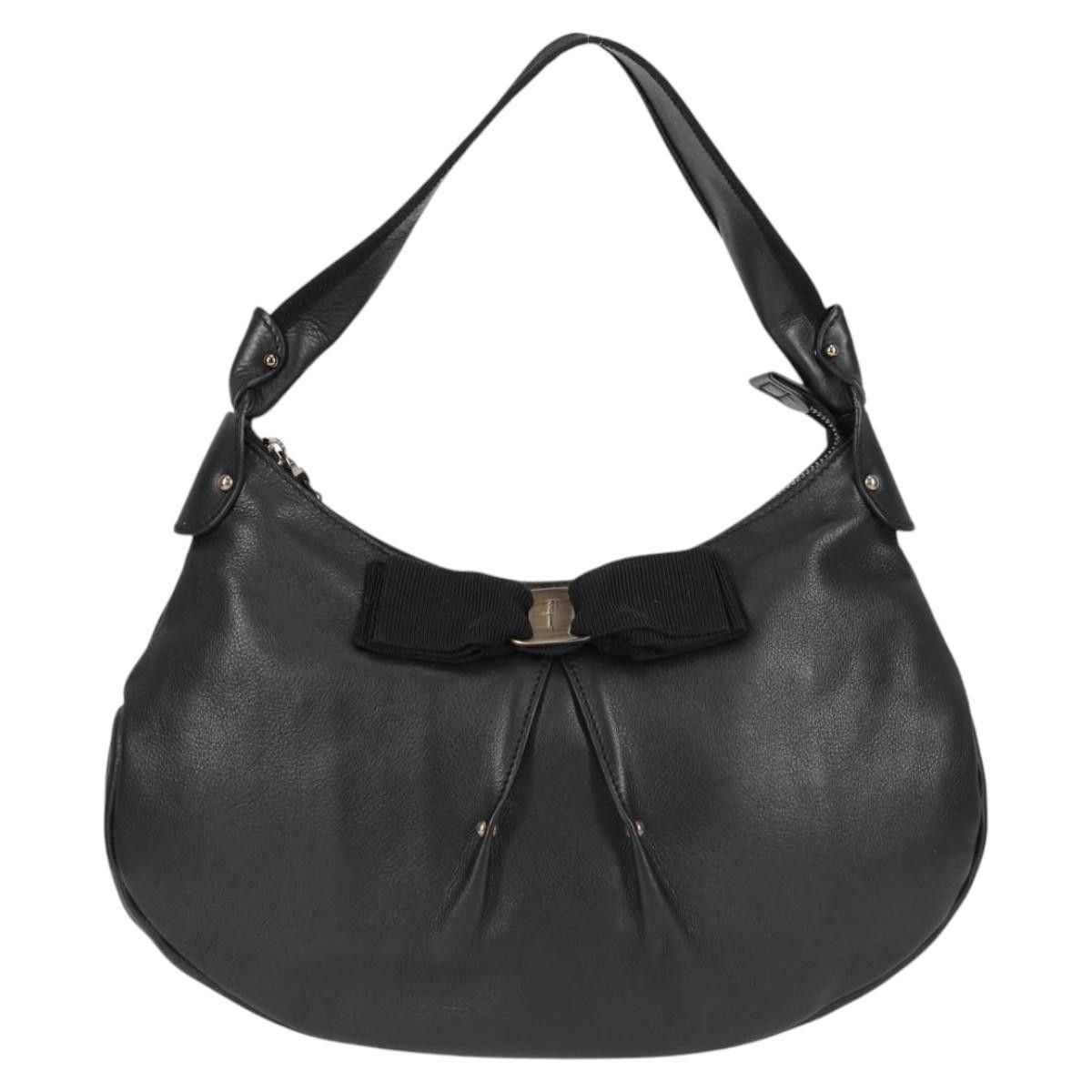 Salvatore Ferragamo Salvatore Ferragamo Vala Shoulder Bag Leather Size ONE SIZE - 1 Thumbnail