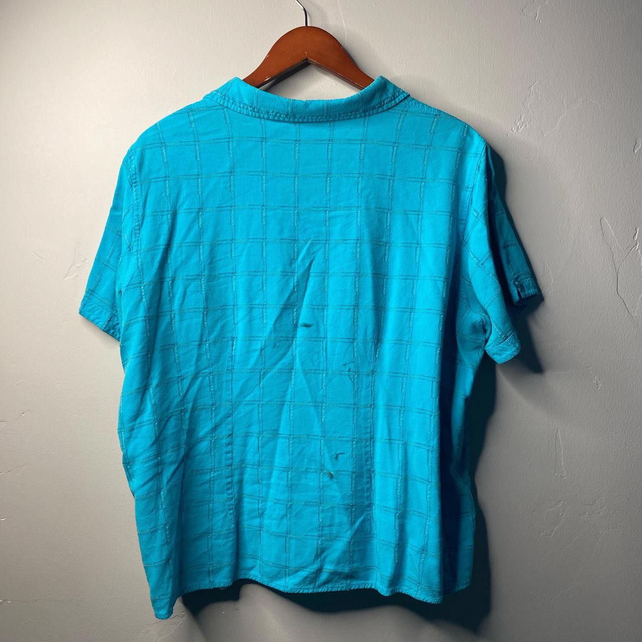 Vintage Vintage Blue Button Up Xxl Size XXL / US 16-18 / IT 52-54 - 3 Thumbnail