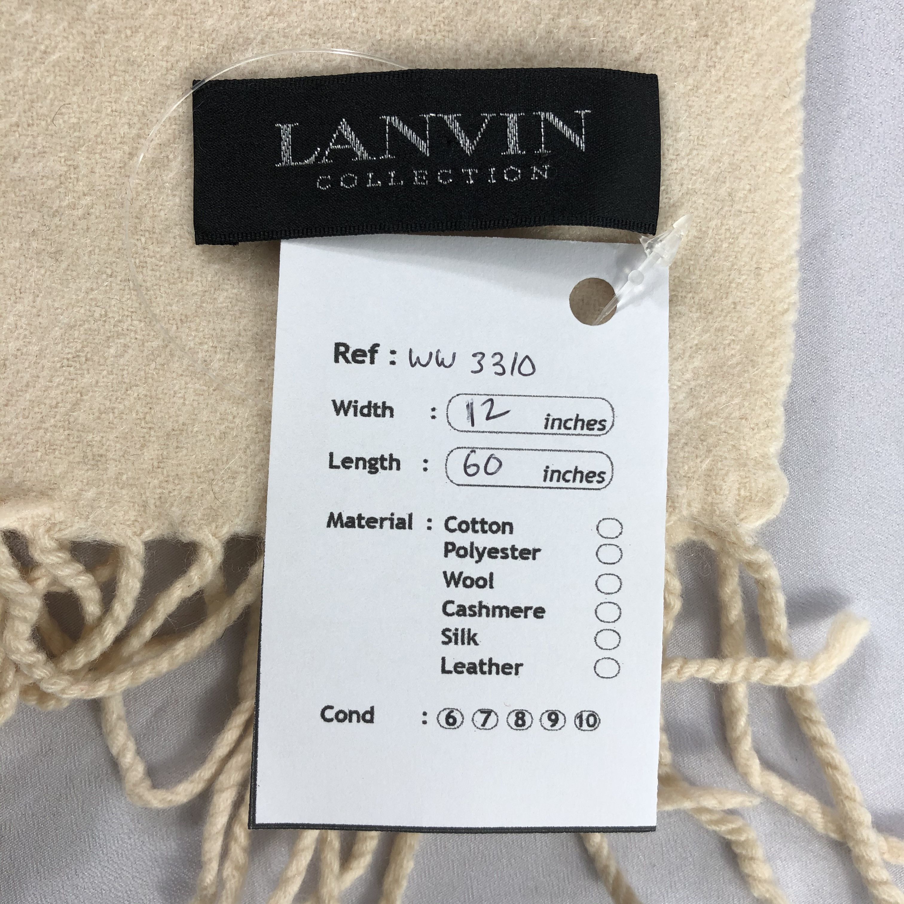 Lanvin Vintage Lanvin Scarf - WW3310 Size ONE SIZE - 4 Thumbnail