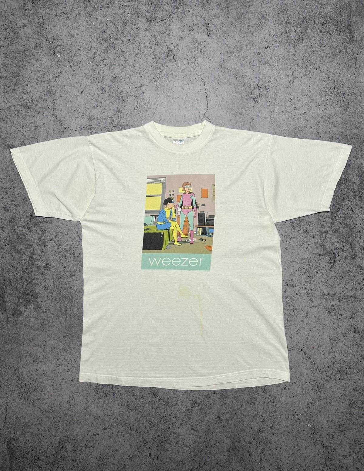 Band Tees Vintage 2001 Weezer Euro Freak Out Tour T-Shirt Size US L / EU 52-54 / 3 - 1 Thumbnail