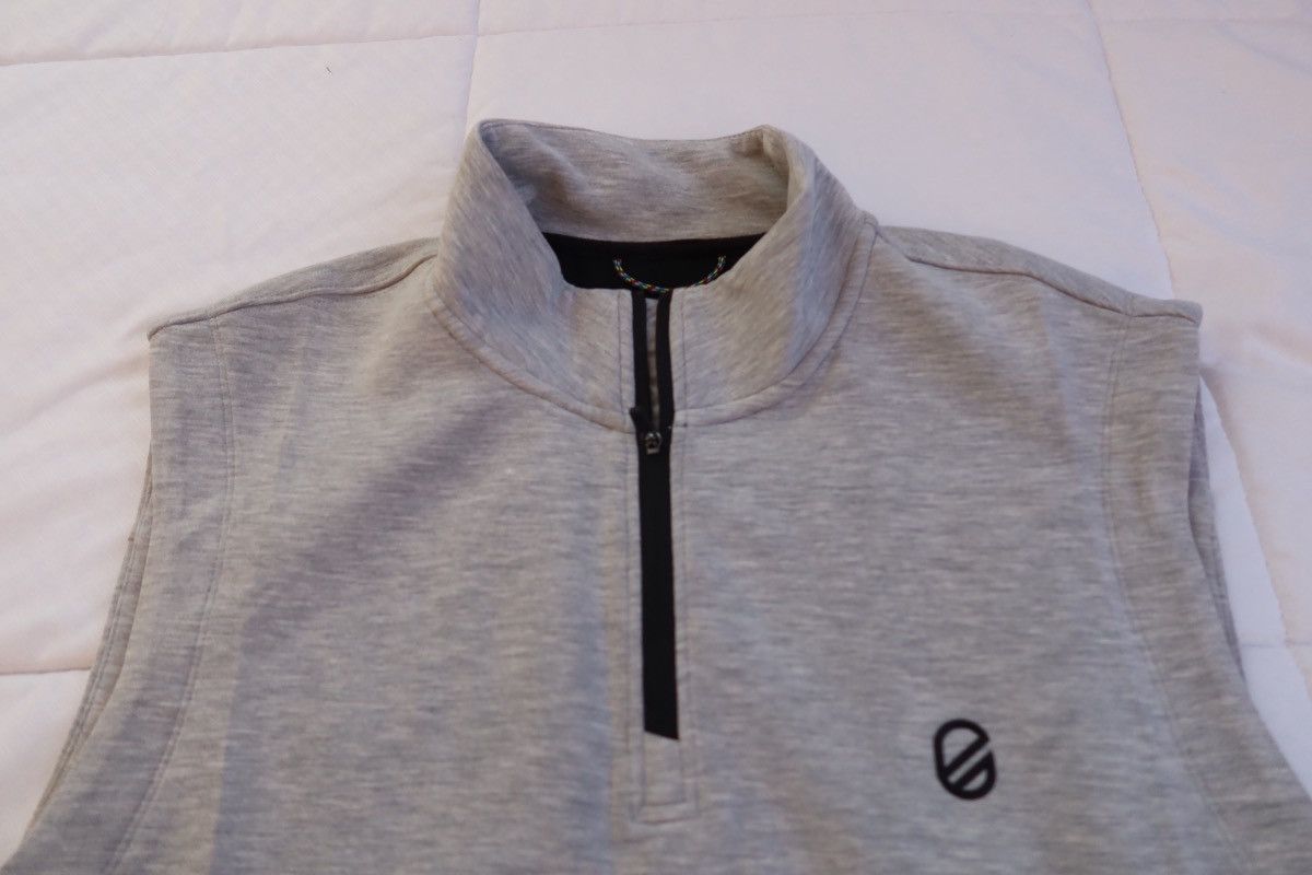 Other Extracurricular Corbin 1/4 Zip Vest Heather Grey Size US M / EU 48-50 / 2 - 2 Thumbnail
